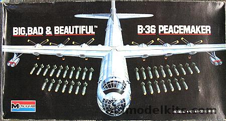 Monogram 1/72 B-36 or RB-36E Peacemaker Big Bad and Beautiful Issue, 5707 plastic model kit